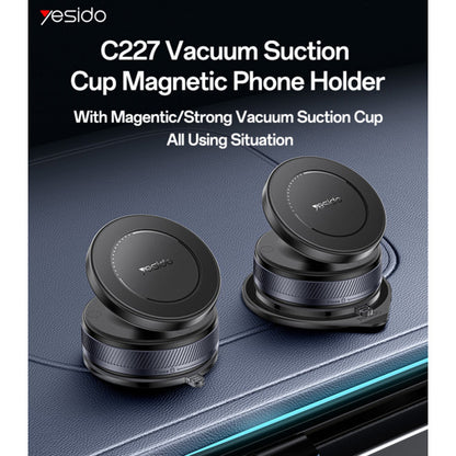 Magnetische Autohouder Yesido C227, Universeel, Zwart