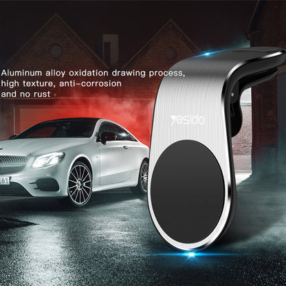 Magnetische Autohouder Yesido C64, Universeel, Zwart