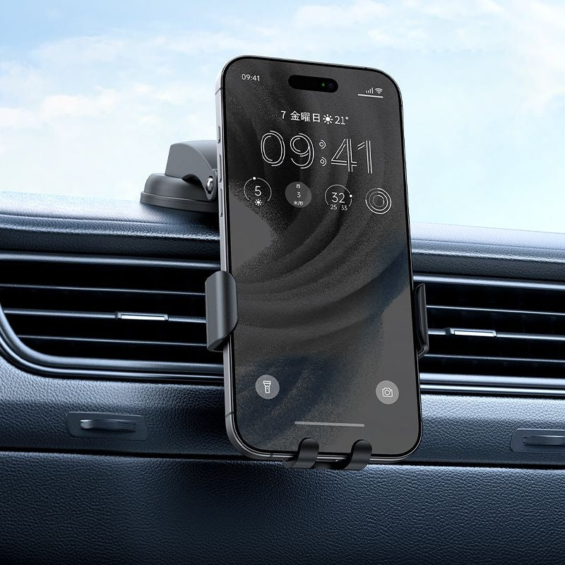 Autohouder McDodo CM-7220, 4.7inch - 6.7inch, Zwart