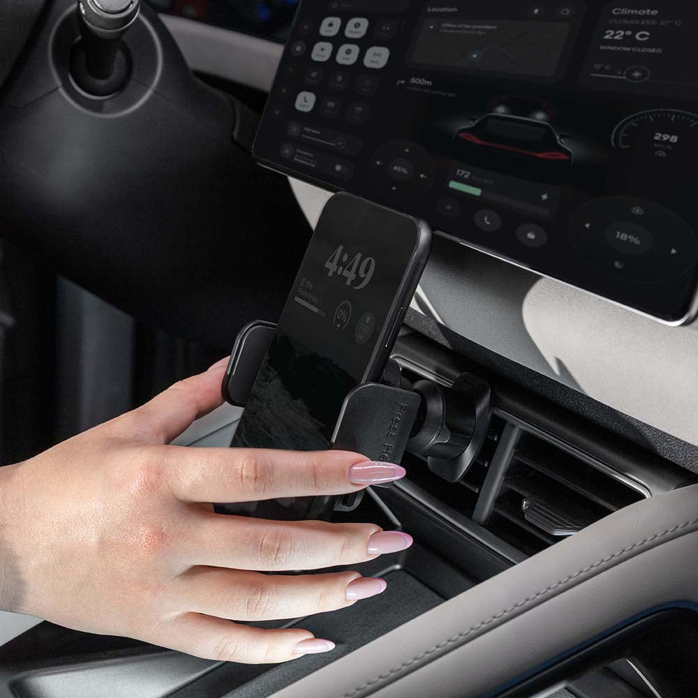 Autohouder Proove Crystal Clamp Plus Vent, 4.7inch - 6.9inch, Zwart CHCCP0000001