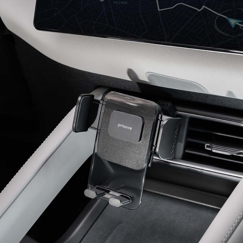 Autohouder Proove Crystal Clamp Plus Vent, 4.7inch - 6.9inch, Zwart CHCCP0000001