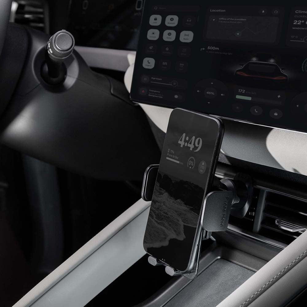 Autohouder Proove Crystal Clamp Plus Vent, 4.7inch - 6.9inch, Zwart CHCCP0000001