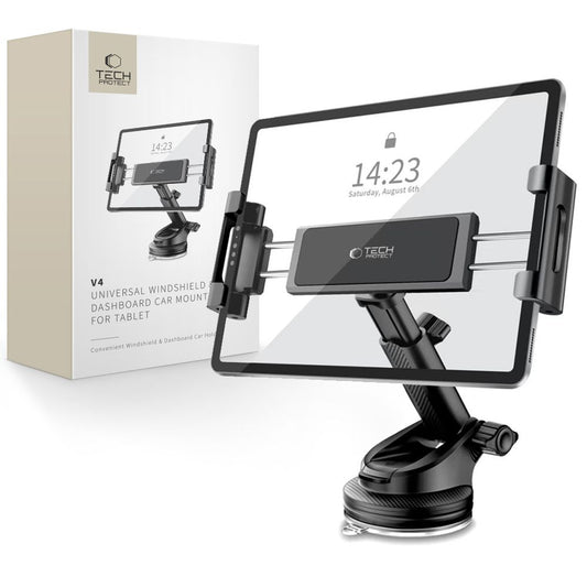 Autohouder Tech-Protect V4 voor Tablet, 141mm - 280mm, Zwart