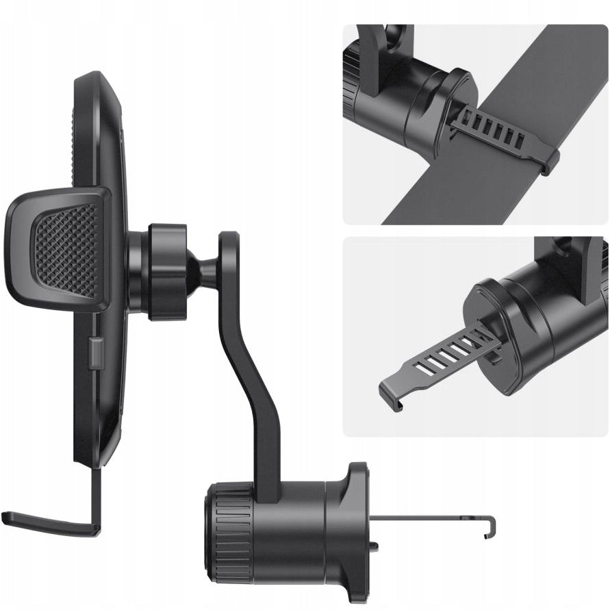 Autohouder Tech-Protect V8 Rotary Vent, Universeel, Zwart