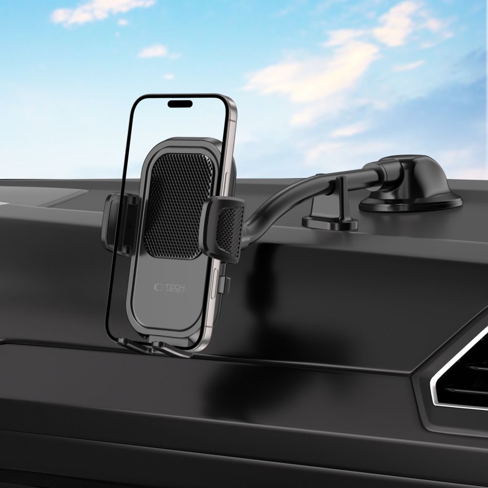 Autohouder Tech-Protect V8-2 2in1, Universeel, Zwart