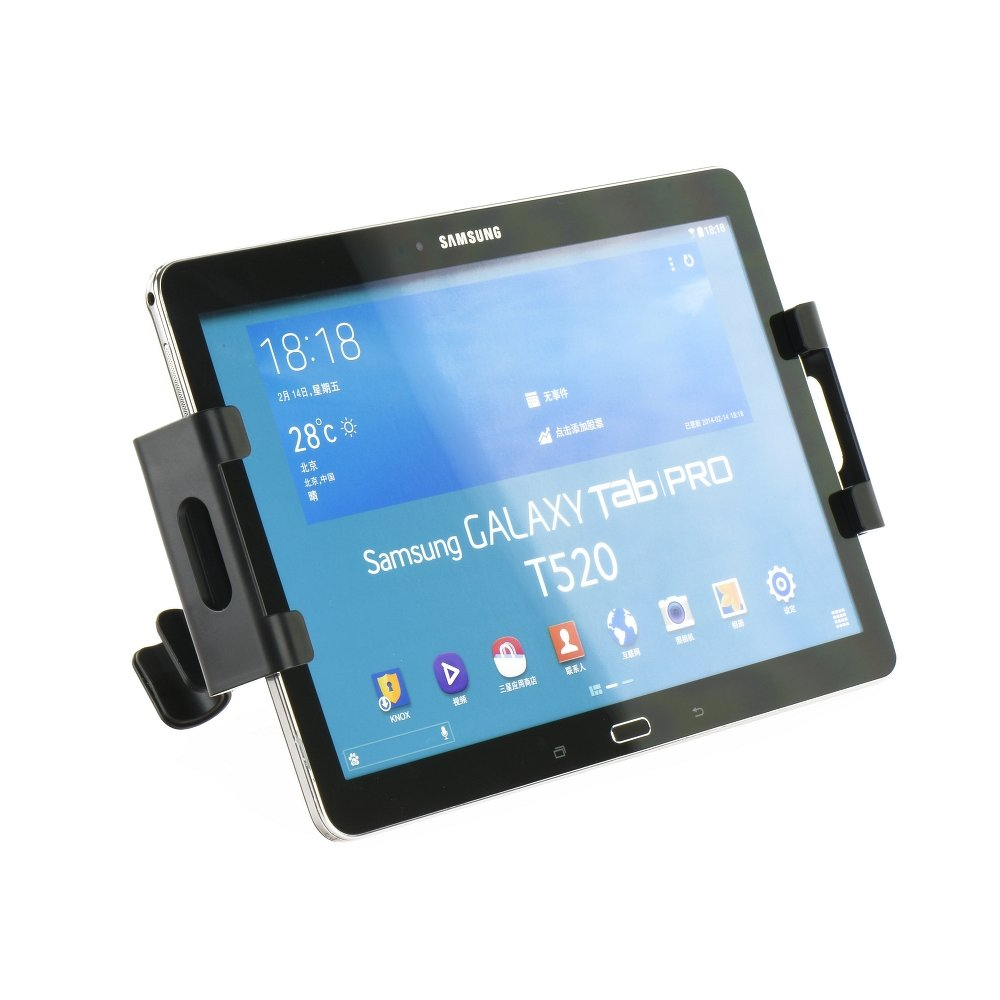 Baseus BackSeat Hoofdsteun Autohouder voor Telefoon / Tablet, 4.7inch - 12.9inch, Zwart, Herverpakt SUHZ-01