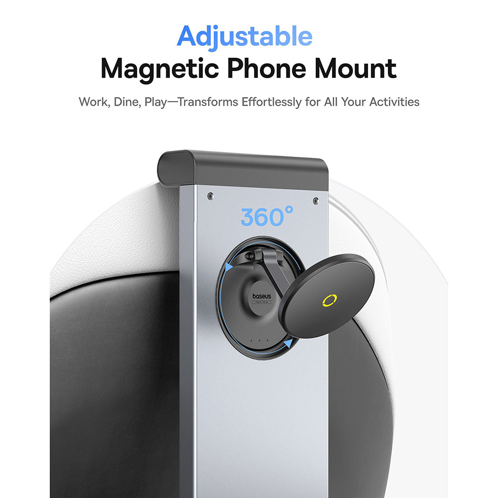 Autohoofdsteun Magnetische Houder Baseus MagPro II, Universeel, Zwart C40272901121-00