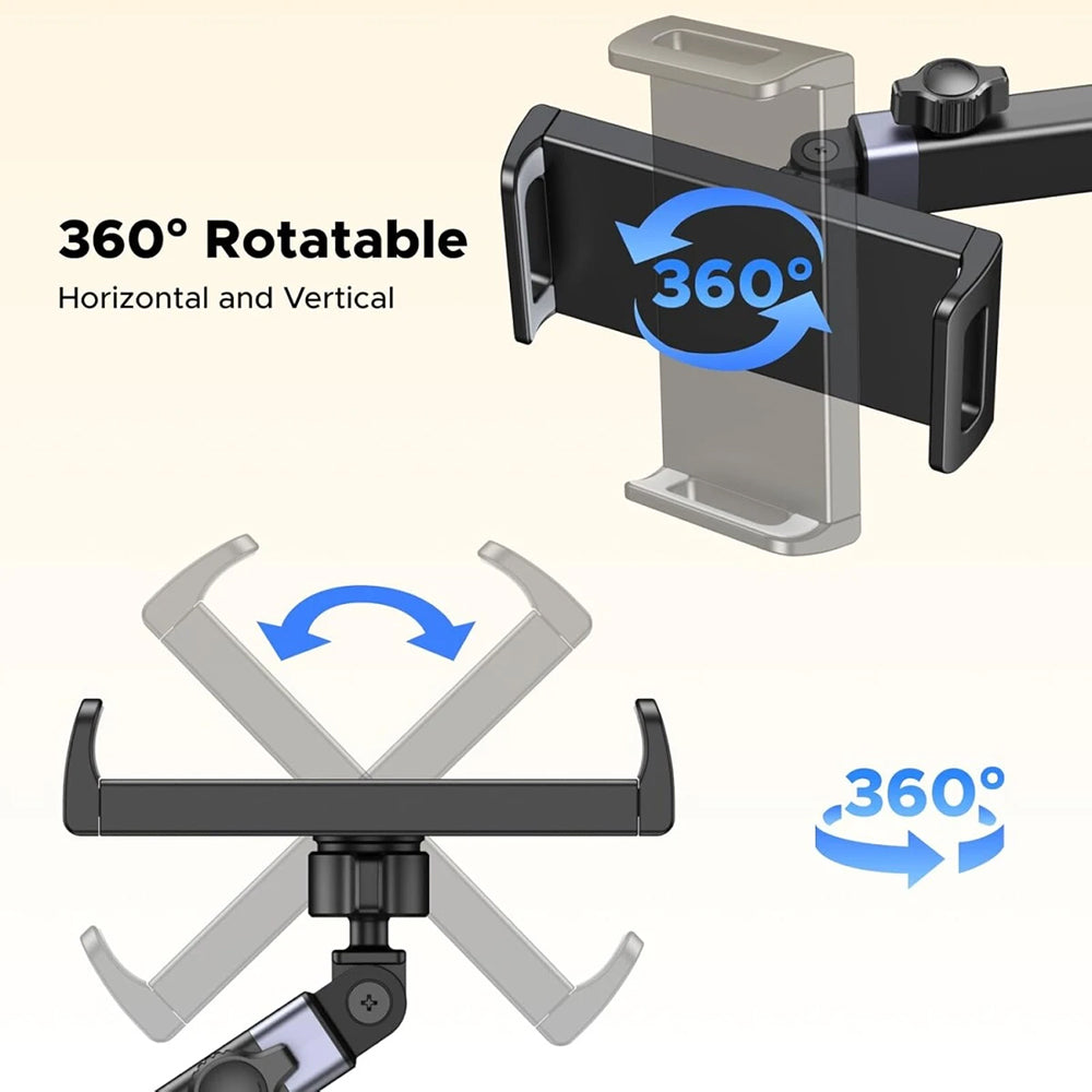 UGREEN LP904 (55443) Headrest Car Holder for Phone / Tablet, 4.7inch - 9.8inch, Black