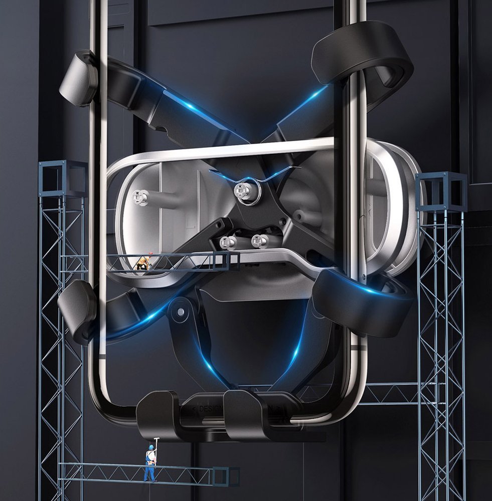 UGREEN Gravity Autohouder Air Vent 2, Universeel, Zwart
