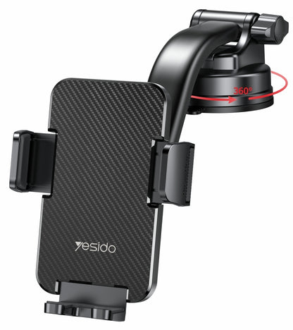 Yesido C172 Car Holder, 4inch - 7inch, Black