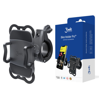 Fietshouder 3MK Holder Pro, Universeel, Zwart