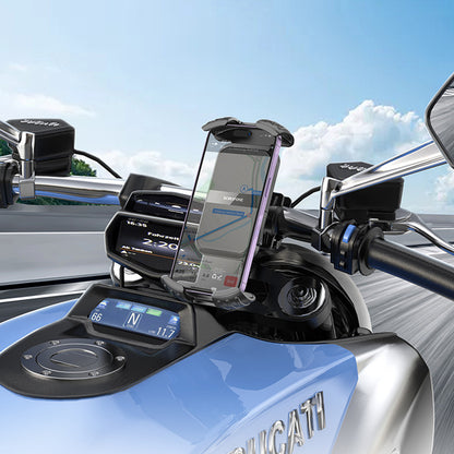 Fietssteun Borofone BH105 Basalt, 4.7inch - 7inch, Zwart