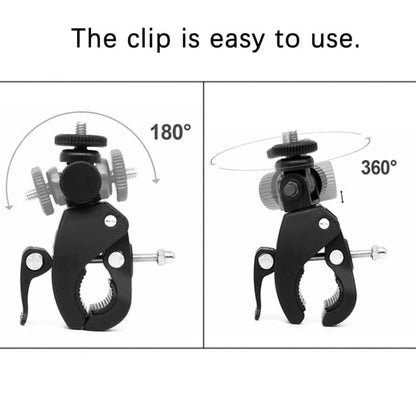 Fietshouder Sportcamera Techsuit CAL07 voor GoPro, Zwart