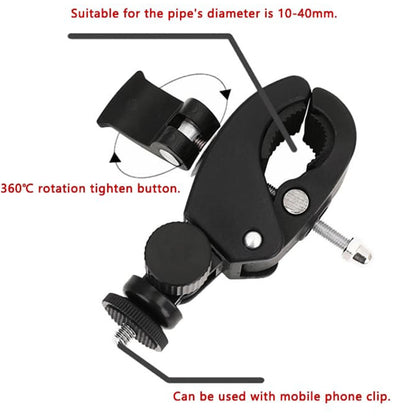 Fietshouder Sportcamera Techsuit CAL07 voor GoPro, Zwart