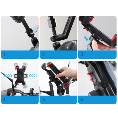 Fietssteun Joyroom JR-ZS288-m, 4.7inch - 7inch, Zwart