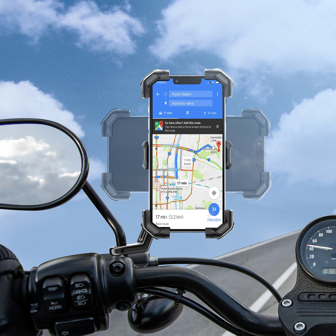 Fietssteun Joyroom JR-ZS288-m, 4.7inch - 7inch, Zwart