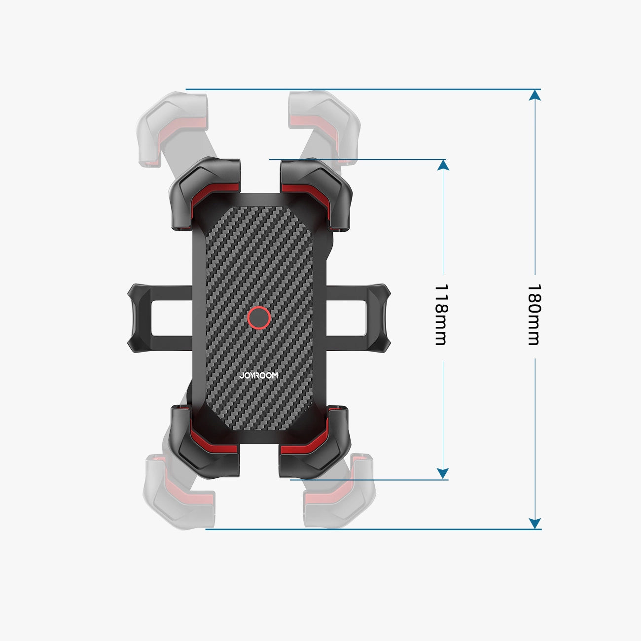 Fietssteun Joyroom JR-ZS288-m, 4.7inch - 7inch, Zwart