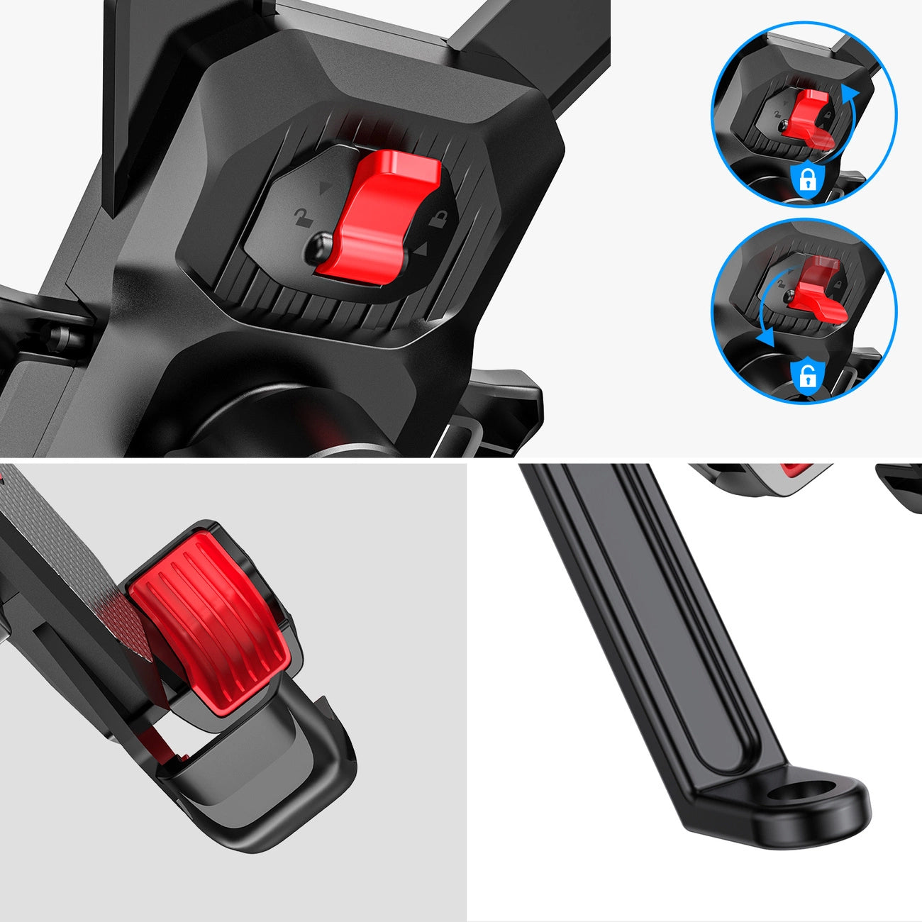 Fietssteun Joyroom JR-ZS288-m, 4.7inch - 7inch, Zwart