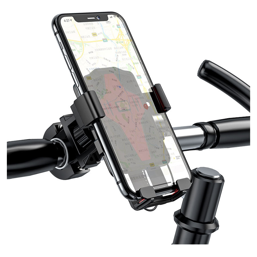 Fiets- en Motorsteun HOCO CA73, 4,5 inch - 7 inch, Zwart Rood