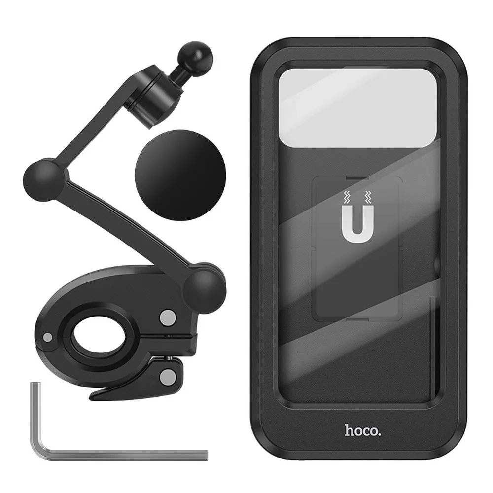 Fiets- en Motorsteun HOCO CA101, 4,5 inch - 7 inch, Zwart