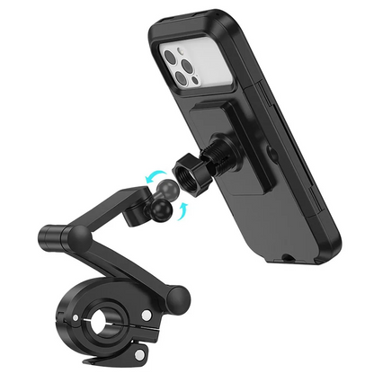 Fiets- en Motorsteun HOCO CA101, 4,5 inch - 7 inch, Zwart