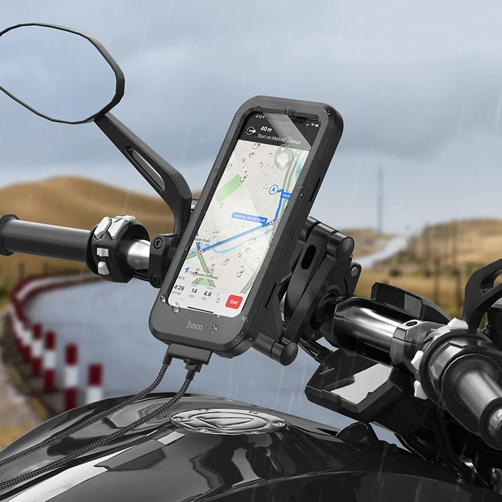 Fiets- en Motorsteun HOCO CA101, 4,5 inch - 7 inch, Zwart