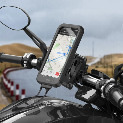 Fiets- en Motorsteun HOCO CA101, 4,5 inch - 7 inch, Zwart