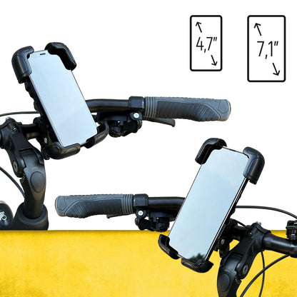 Fiets- en Motorsteun WZK WBHBK6, Universeel, Zwart