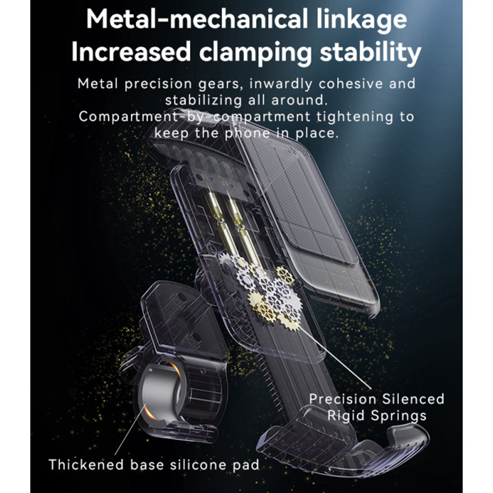 Fietssteun Yesido C249, 4.8inch - 7.2inch, Zwart