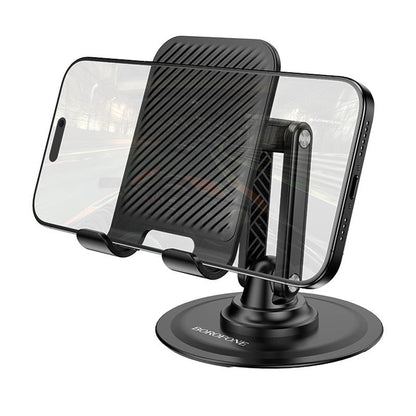 Borofone BH128 Admirado Bureauhouder, 4,5 inch - 7 inch, Zwart