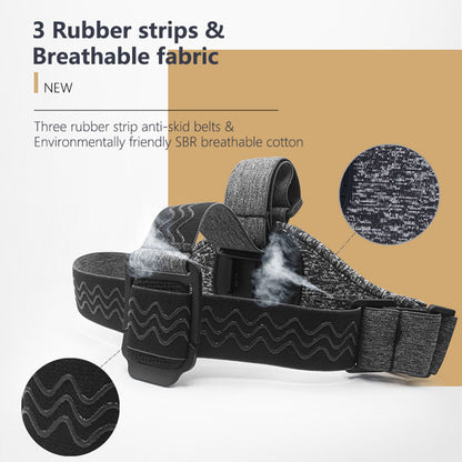 Sportcamera Hoofdbeugel Techsuit JX-003 voor GoPro Series, Grijs