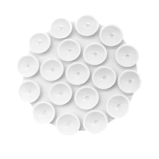 Steun met Zuignappen Techsuit SW-CUP, Wit