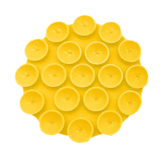 Ondersteuning met Zuignappen Techsuit SY-CUP, Geel