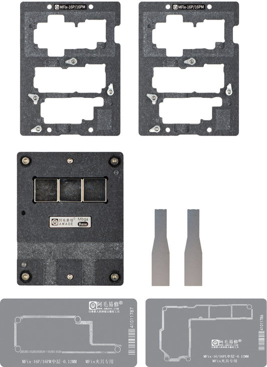 Amaoe MFix-16 Reballing Werkhouder voor Apple iPhone 16 Series