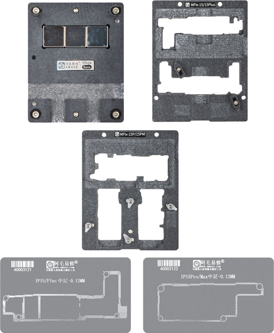 Amaoe MFix-15 Reballing Werkhouder voor Apple iPhone 15 Serie