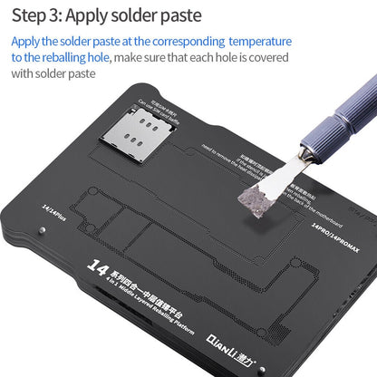 QIANLI Magnetische PCB Werkhouder voor Apple iPhone 15 Serie