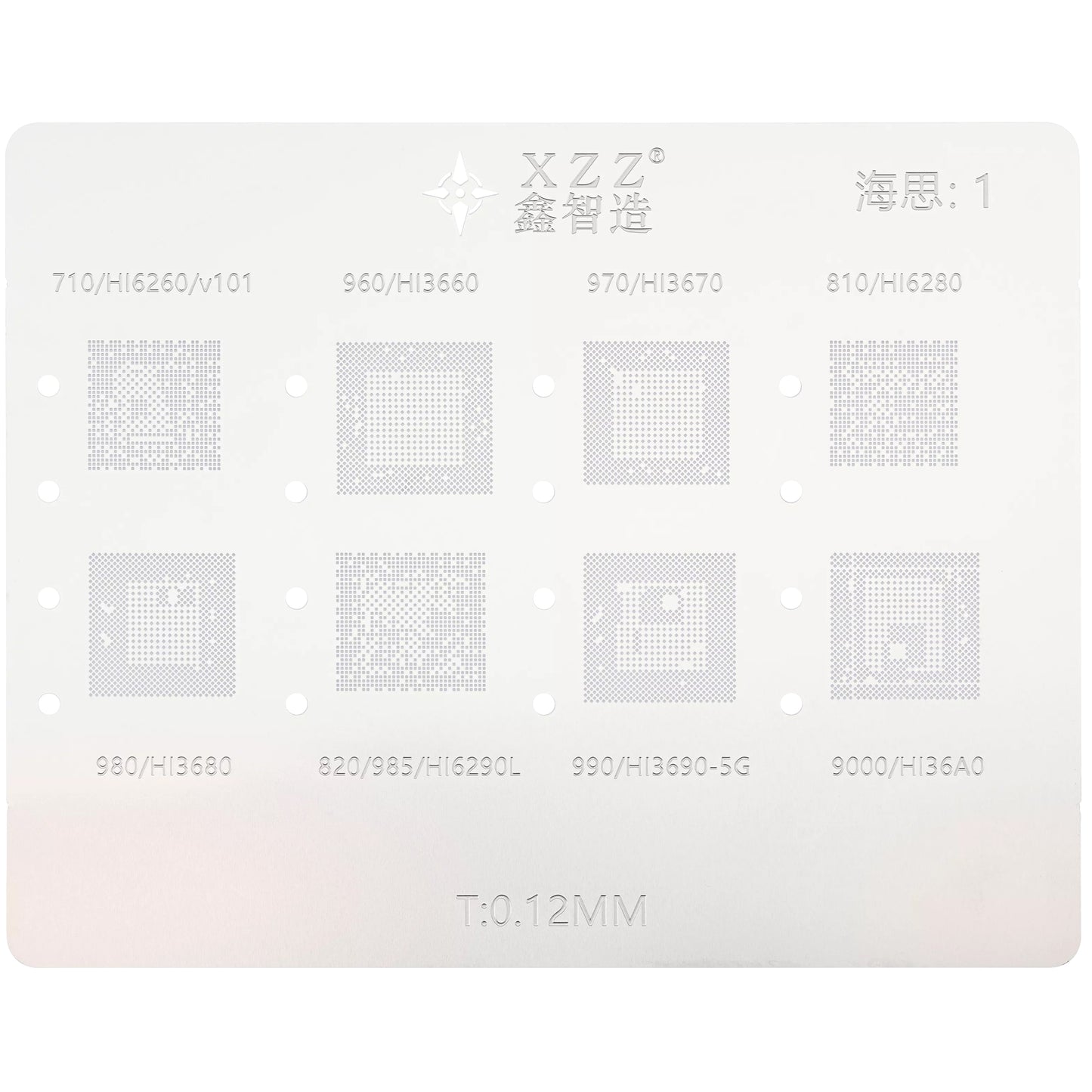 XZZ L23 Reballing Werkhouder voor Apple A8 - A16 CPU