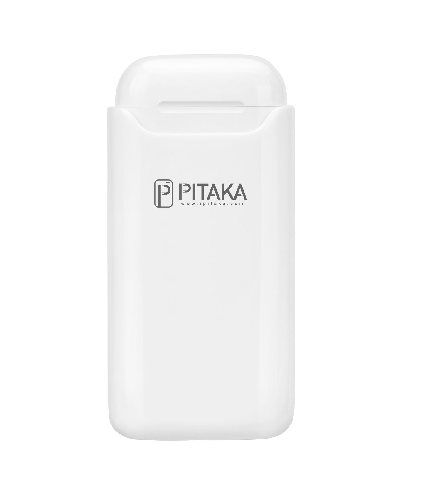 Pitaka Air Pal Essential Draadloze Externe Batterij voor Apple Airpods Gen 1 / Gen 2, 1200mAh, 5W, Wit AP1002