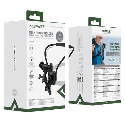 Acefast E33 neksteun, universeel, zwart