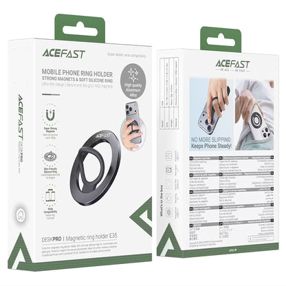 Acefast E35 Ringhouder, Universeel, Zwart