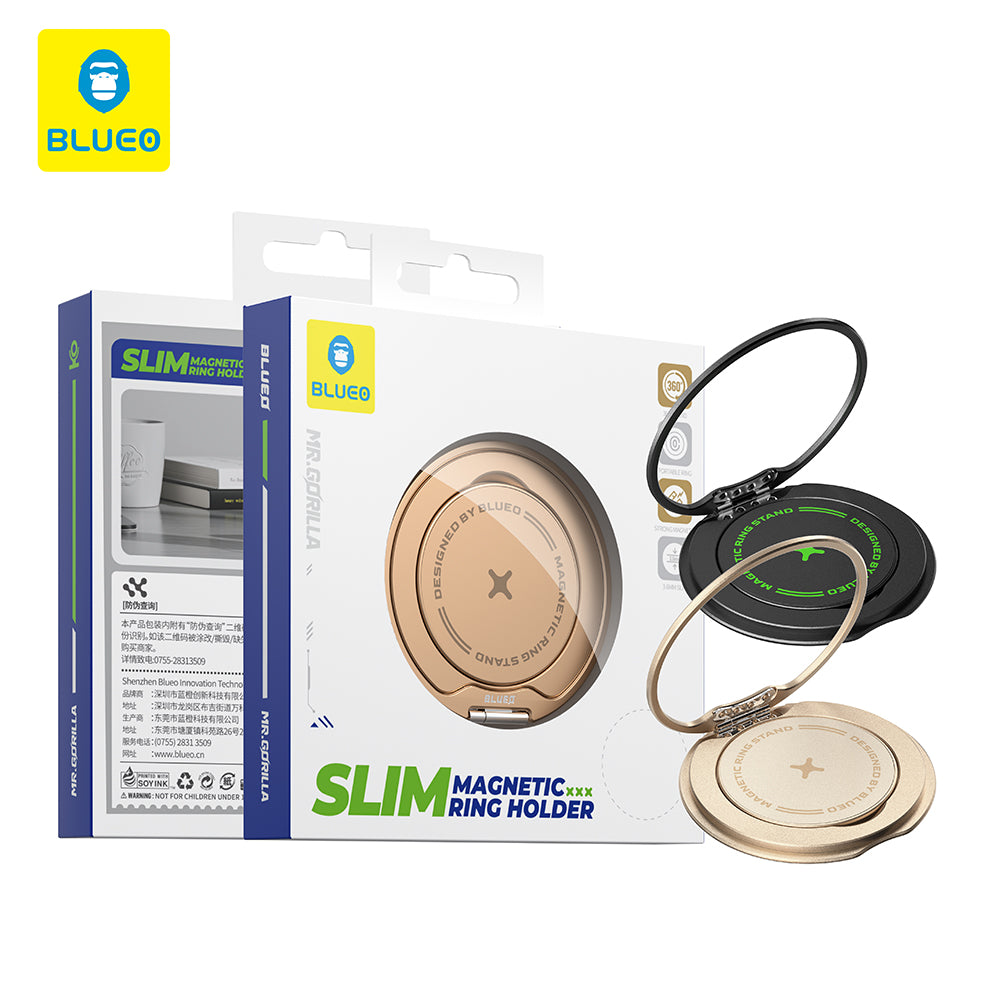 Blueo Slim Ringhouder, Universeel, Goud