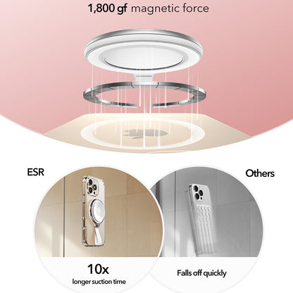 ESR HaloLock Leren Ringhouder, Universeel, Wit