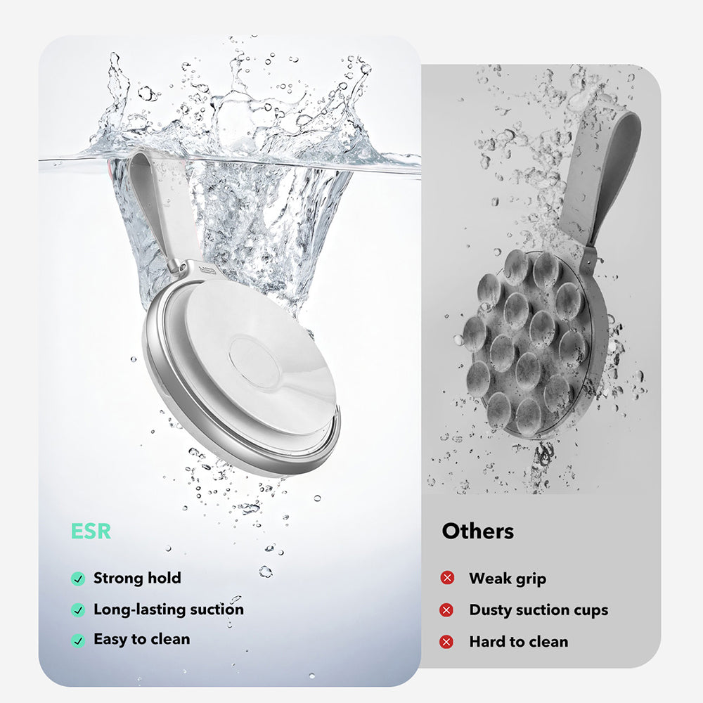 ESR HaloLock Leren Ringhouder, Universeel, Wit