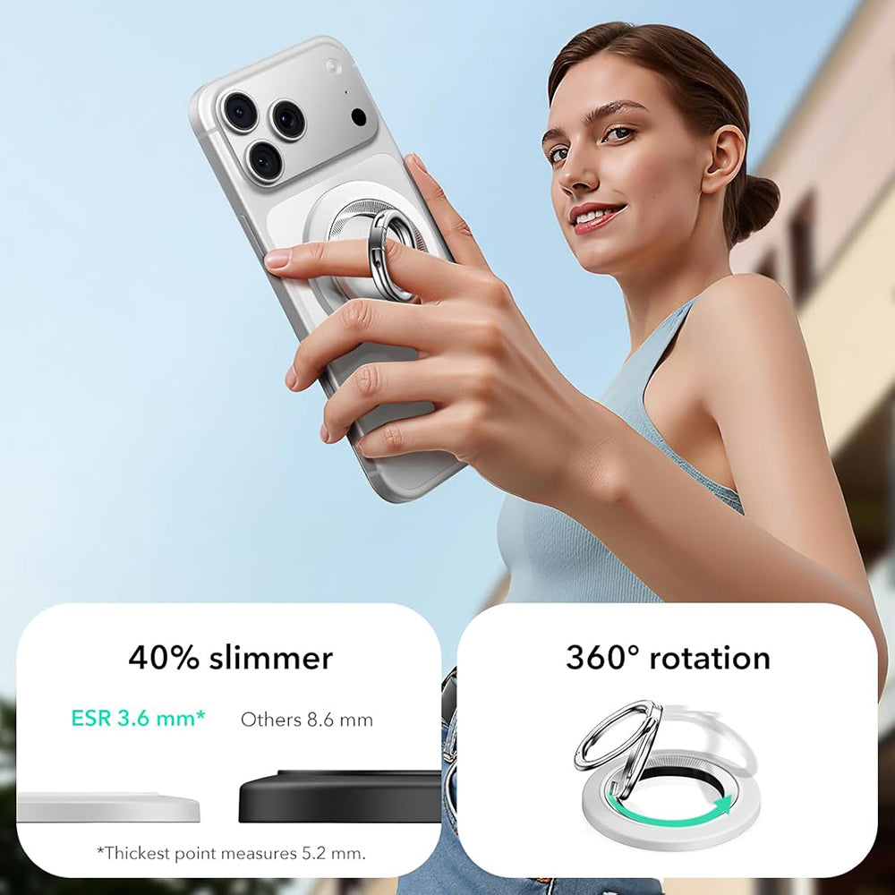 ESR HaloLock Ring Holder, White