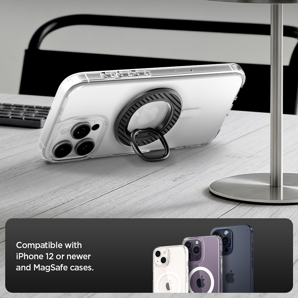 Spigen O-Mag OM106 Ringhouder, Universeel, Zwart AMP09334