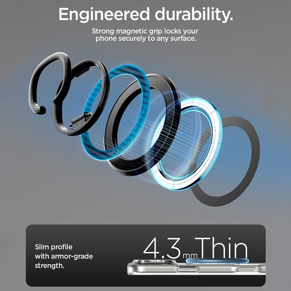 Spigen O-Mag OM106 Ringhouder, Universeel, Zwart AMP09334