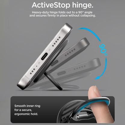 Spigen O-Mag OM106 Ringhouder, Universeel, Zwart AMP09334