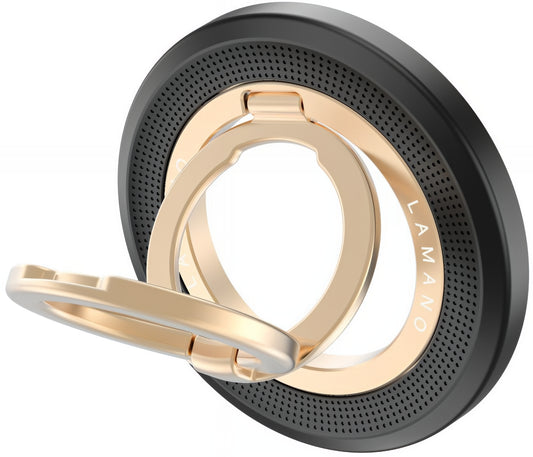 Tech-Protect MMR700 Lamano Ringhouder, Universeel, Zwart Goud