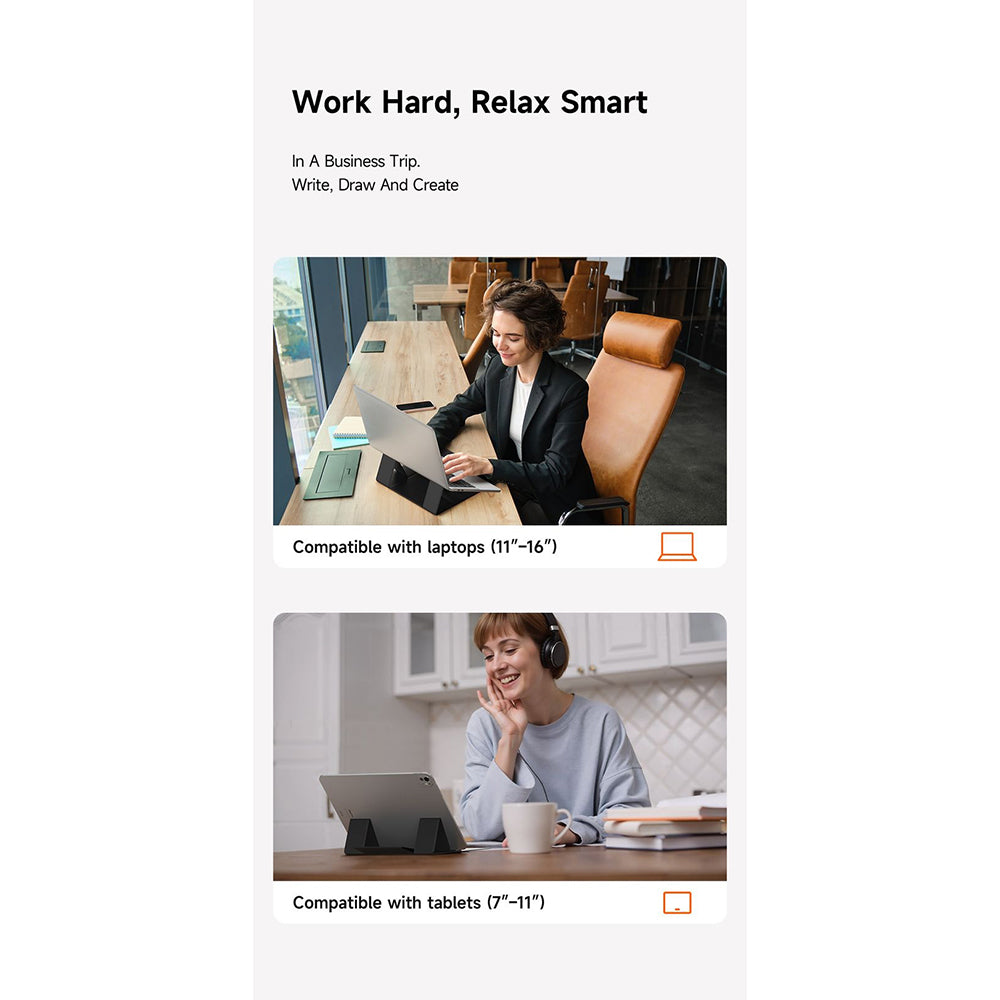 McDodo FS-8020 Napa Laptopstandaard 11inch - 16inch, Zwart