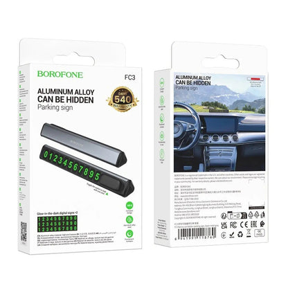 Auto Telefoonnummer Houder Borofone FC3 Ronny